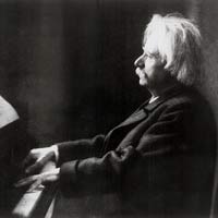 Grieg at the piano