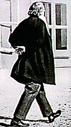 Brahms taking a walk, perhaps mulling over a problem in his First Symphony