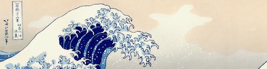 Debussy La Mer was inspired by the oriental stylization of nature, such as in Hokusai's 'The Hollow of the Wave off Kanagawa'