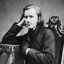A young Johannes Brahms