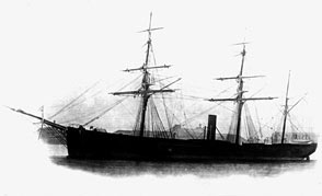 The clipper Rimsky-Korsakov sailed on