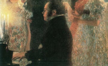 Schubert Impromptus. Painting by Gustav Klimt