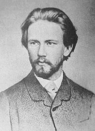 Peter Tchaikovsky as he was when he started teaching at the Moscow Conservatory
