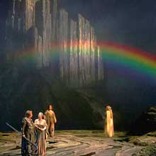 Scene from Das Rheingold, first opera in Wagners Ring Cycle